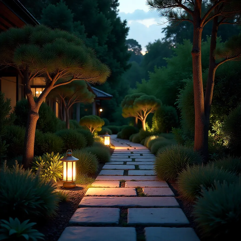Solar-powered garden lights